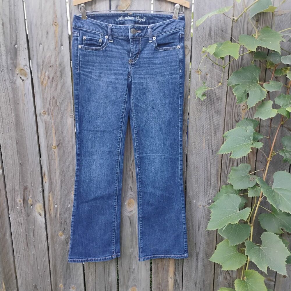 ​American Eagle Favorite Boyfriend Denim Jeans Size 4R Stretch 2011 Y2K Indie